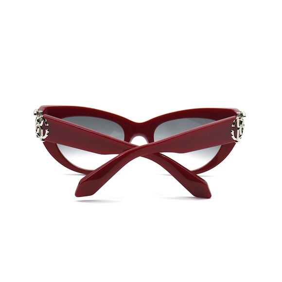 NEW ROBERTO CAVALLI SRC017M 9EZX SHINY RED GREY AUTHENTIC SUNGLASSES - Picture 7 of 10